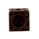 Old Brass Dice Paperweight