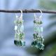Beads Hanging Earrings With 92.5 Sterling  Silver
