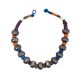 Multicolored Beaded Thread Necklace