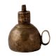 Brass Kerosene Oil Lamp in Antique Finish