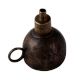 Elegant Black Finish Oil Lamp for Decoration