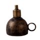 Elegant Black Finish Oil Lamp for Decoration