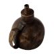 Handcrafted Dark Brown Coated Oil Lamp