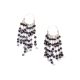 Black Beads Trendy Earrings in 92.5 Sterling Silver