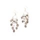 Oval Quartz beads Chandelier 92.5 sterling Silver Earring