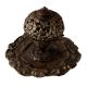 Vintage Brass Incense Holder With Repousse Work