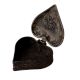 Brass Trinket Box in Heart Shape