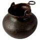 Handcrafted Brass Water Pot in Elegant Black Finish
