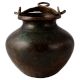 Handcrafted Brass Water Pot in Elegant Black Finish