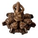 Ganesha Carved KumKum Or Tikka Box