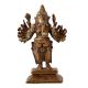 Brass Vira Ganapati or Ganesha Statue