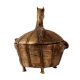 Brass Round Box with Horse Head