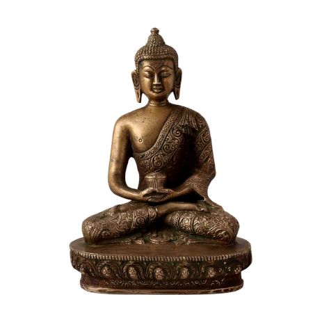 Brass Statue Of Lord Buddha