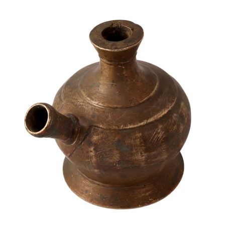 Old Mughal Hookahs Brass Pot