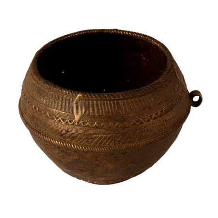Indian Brass Rice Measurement Bowl
