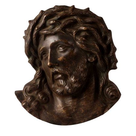 Brass Jesus Christ Plate for Wall Hanging