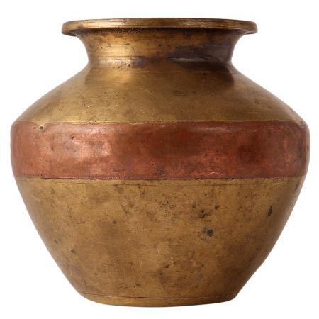 Brass Pot for Pooja Ganga Jamuna Pot