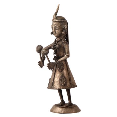 Miniature Sculpture Of Indian Dancer or Musician