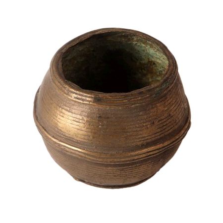 Brass Rice Measuring Bowl for Decor