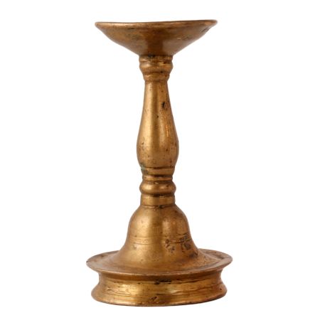 Brass Pillar Candle Holder For Interior Decoration