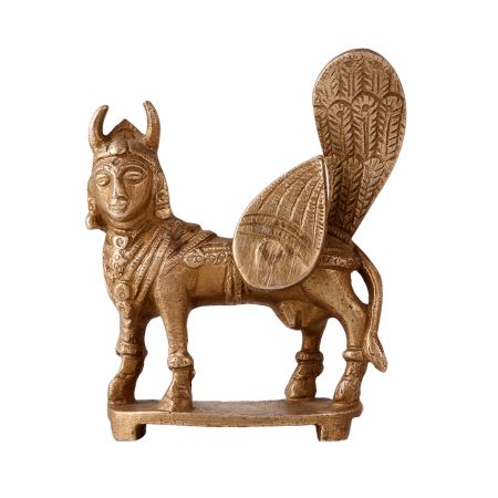 Famous Statue Of Auspicious Brass Kamadhenu