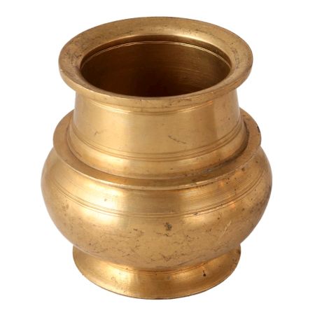 Antique Brass Water Pot for Hindu Rituals