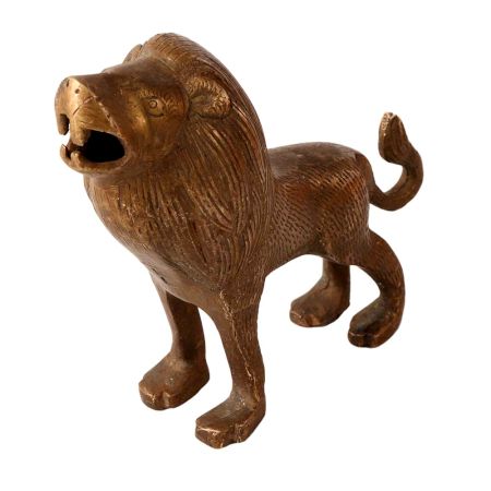 Brass Lion Statue for Home Decoration