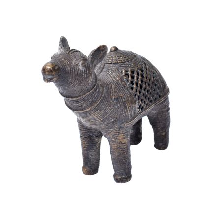 Brass Dhokra Animal Statue