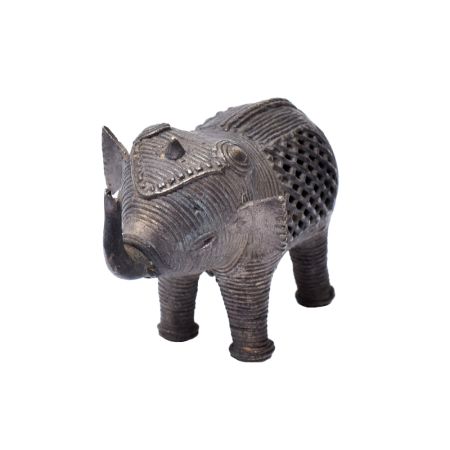 Brass Tribal Elephant Statue For Decoration