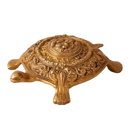 Turtle Ganesha Yantra Miniature Sculpture
