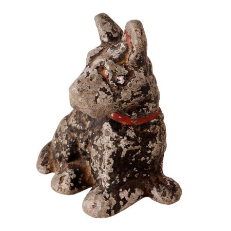 Hand Crafted Brass Bull Dog Statue