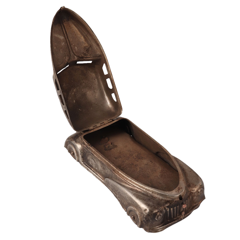 Vintage Brass Car Storage Box for Home Decor