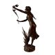 19th Century Classical Brass Women Statue