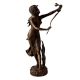 19th Century Classical Brass Women Statue