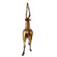 Brass Standing Deer Statue