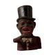 The Jolly Boy Bank Brass Bust Statue