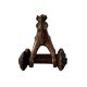 Brass Horse Temple Toy with a Rider