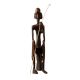Brass Masai Old Man Decorative Statue