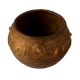 Traditional Rice Measurement or Mana Bowl in Antique Brown Finish