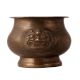 Vintage Water Pot with Embossed Lion Head in Chinese Art