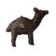 Vintage Brass Camel Statue for Decor