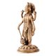 Brass Carving Sculptue Of Lord Vishnu With Club in Hand