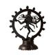 Elegant Black Brass Nataraja Statue