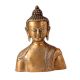 Brass Buddha Bust Statue for Decor
