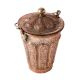 Handmade Copper Bucket with Lid