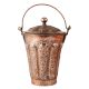 Handmade Copper Bucket with Lid