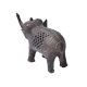 Brass Dhokra Style Elephant Statue With Trunk Up