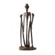 Brass Elongated Old African man Statue