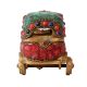 Brass Tuk Tuk Auto Rikshaw Statue With Colorful Stones