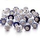 Blue Ceramic Kitchen Cabinet Knobs-Pack of 25